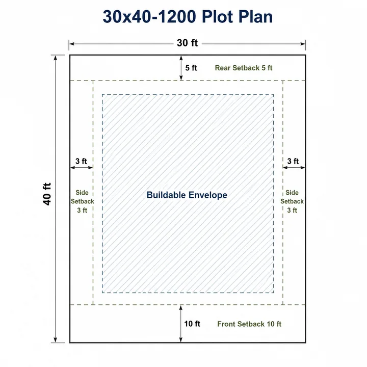 Godrej Plots Malur 30 x 40 ft plot 1,200 sq ft plot plan Godrej Plots Malur 30 x 40 ft plot 1,200 sq ft plot plan