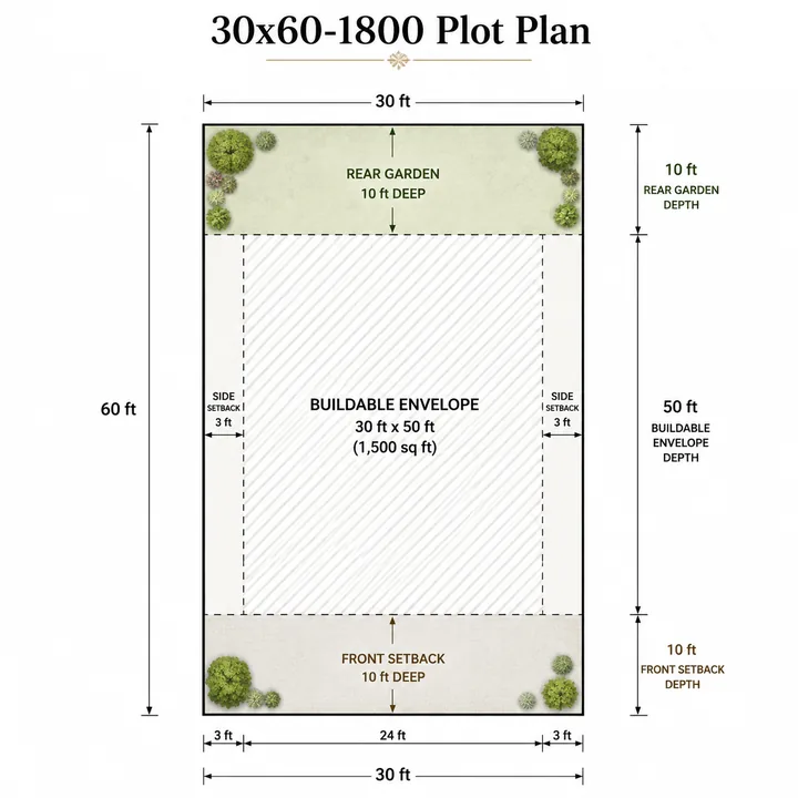 Godrej Plots Malur 30 x 60 ft plot 1,800 sq ft plot plan Godrej Plots Malur 30 x 60 ft plot 1,800 sq ft plot plan